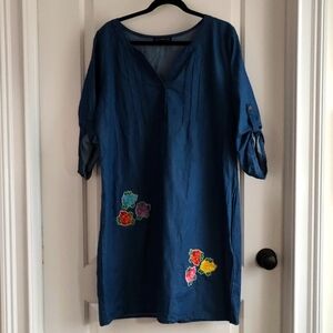 Chic connection denim dress